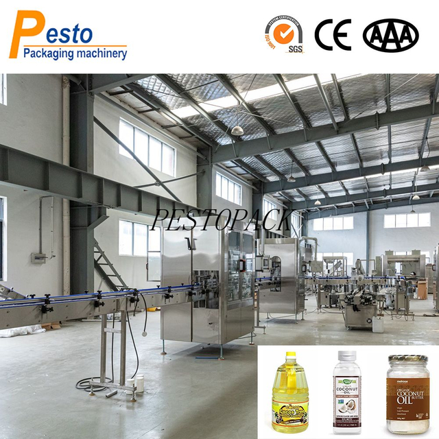 دستگاه پرکن روغن نارگیل