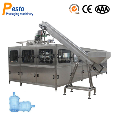 เครื่องไส้น้ำขวด 20 ลิตร 100bph 