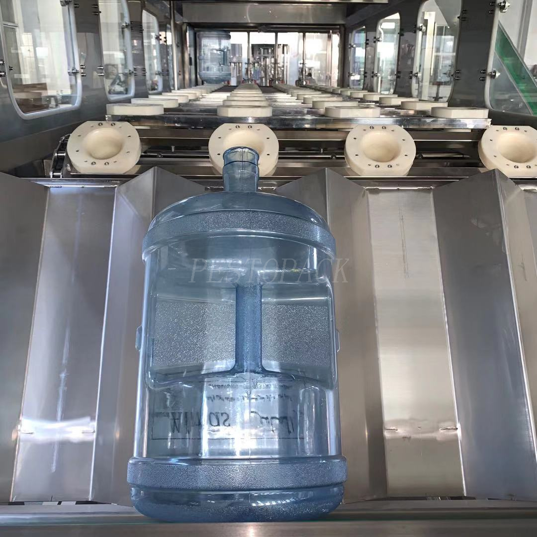 Automatic 5 Gallon Water Bottle Filling Machine 450BPH 
