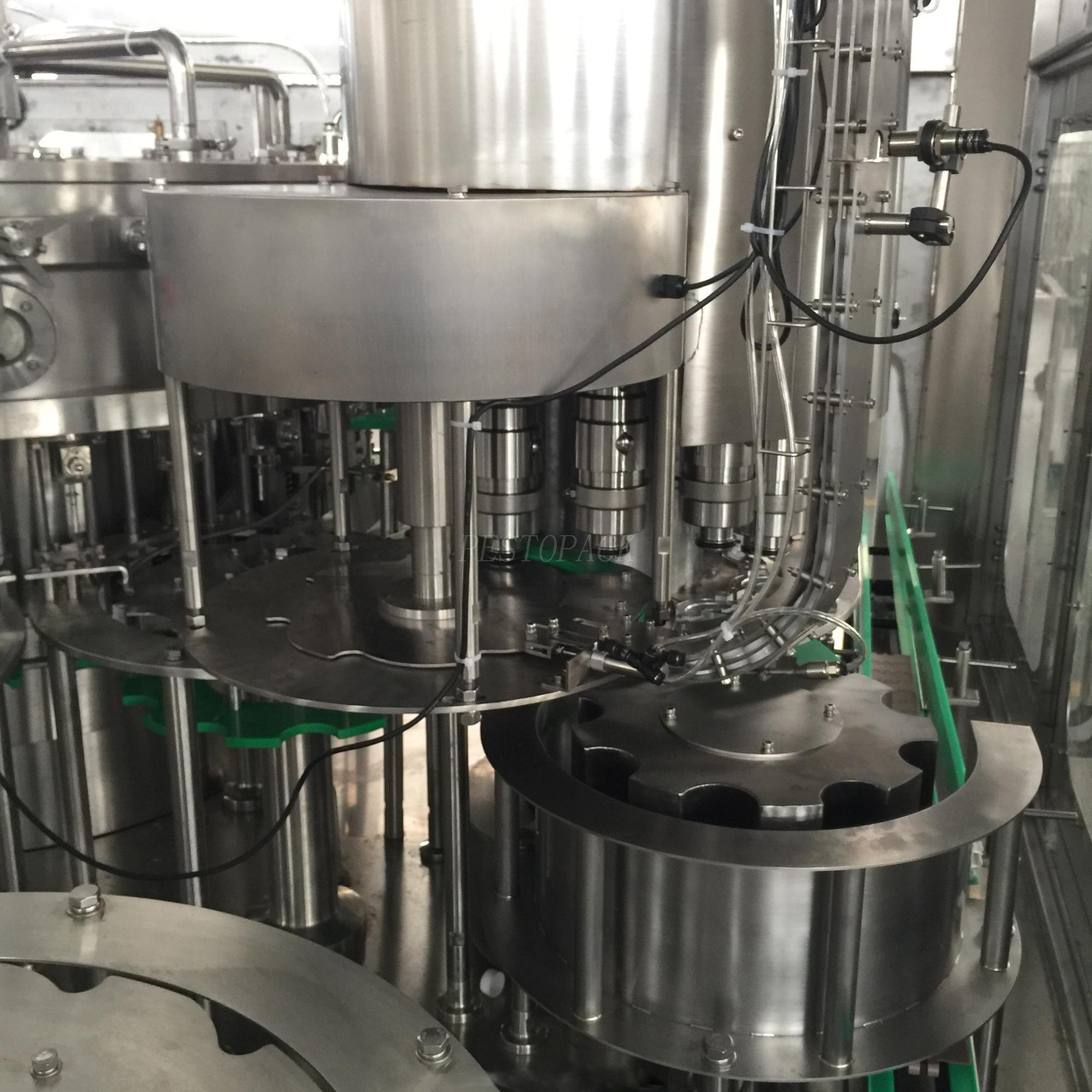 10000bph Automatic Glass Bottle Beer Drink Bottling Washing Filling Seaming Machine