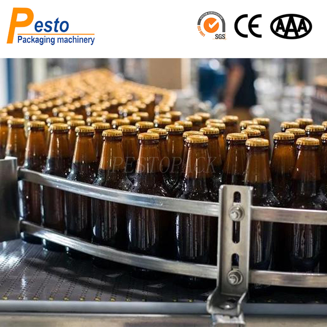 Jalur Pengisian Bir Botol Kaca Otomatis 18000BPH