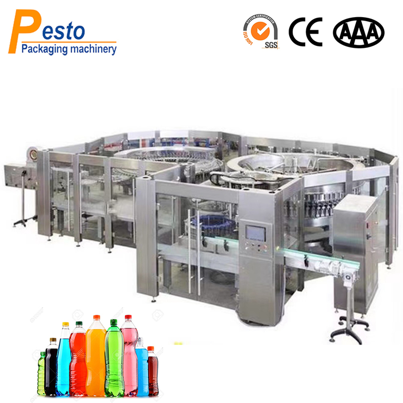 خط تولید نوشابه برای بطری PET 18000BPH