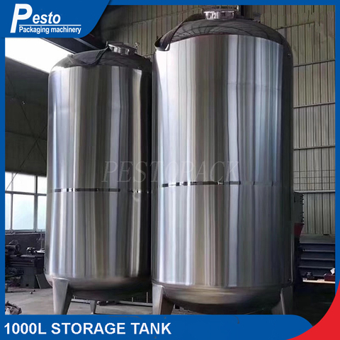 500L 1000L Minuman Air Tangki Penyimpanan Stainless Steel