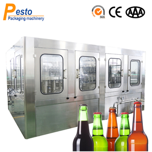 10000bph Automatic Glass Bottle Beer Drink Bottling Washing Filling Seaming Machine